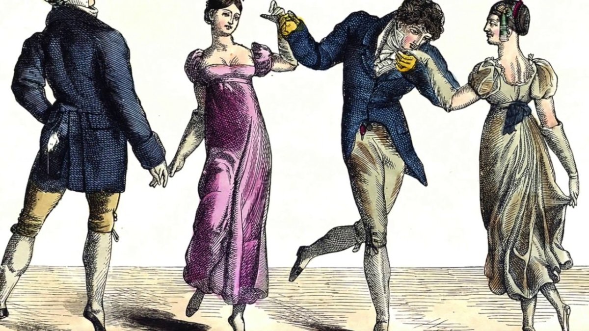 Мужчина и женщина кадриль 19 век