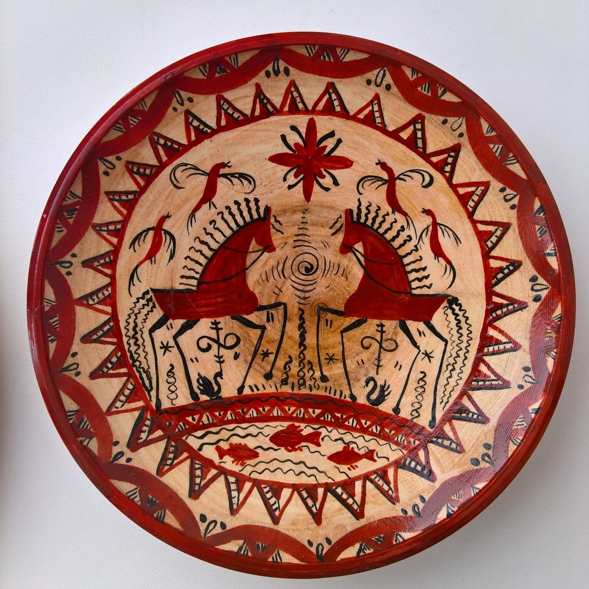 Мезенская роспись народный промысел