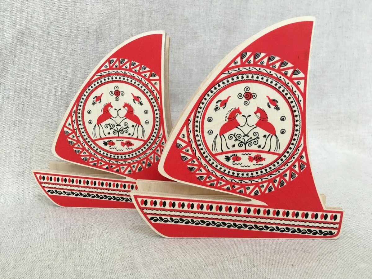 Мезенская роспись на пряниках