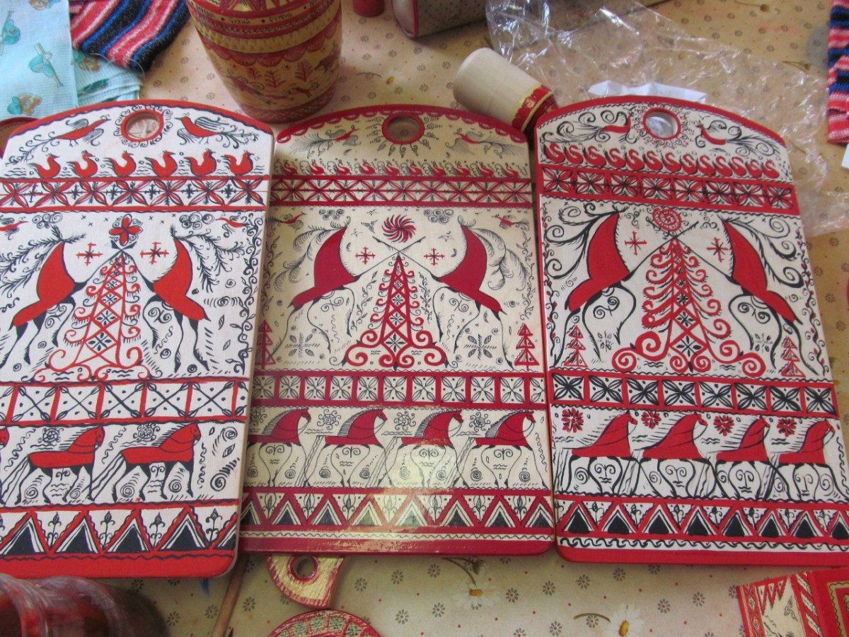 Галина Захаренко Мезенская роспись