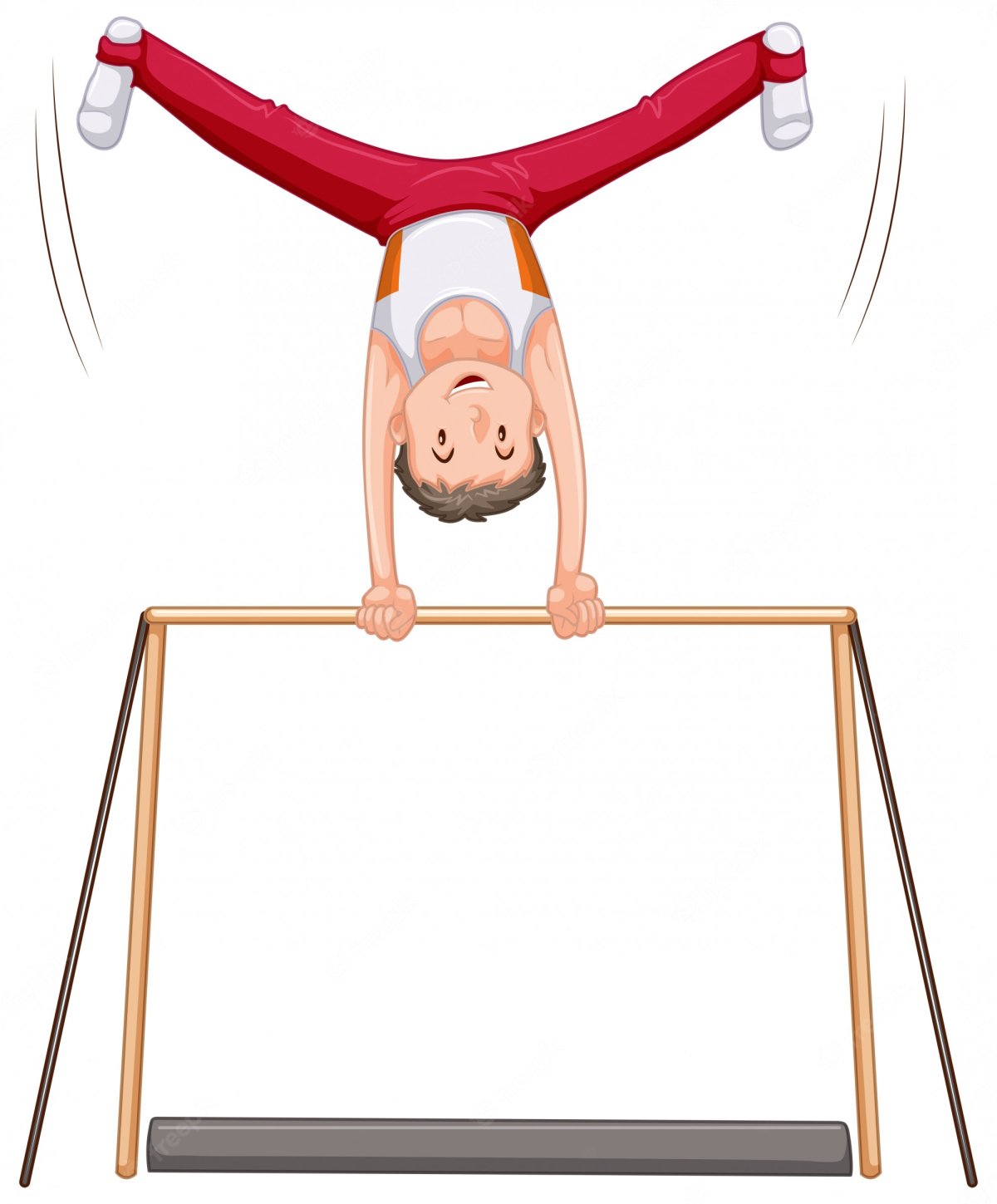 Рисунок гимнастки для детей