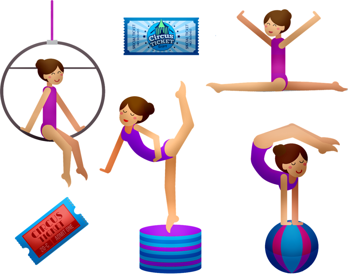 Гимнастки в живописи