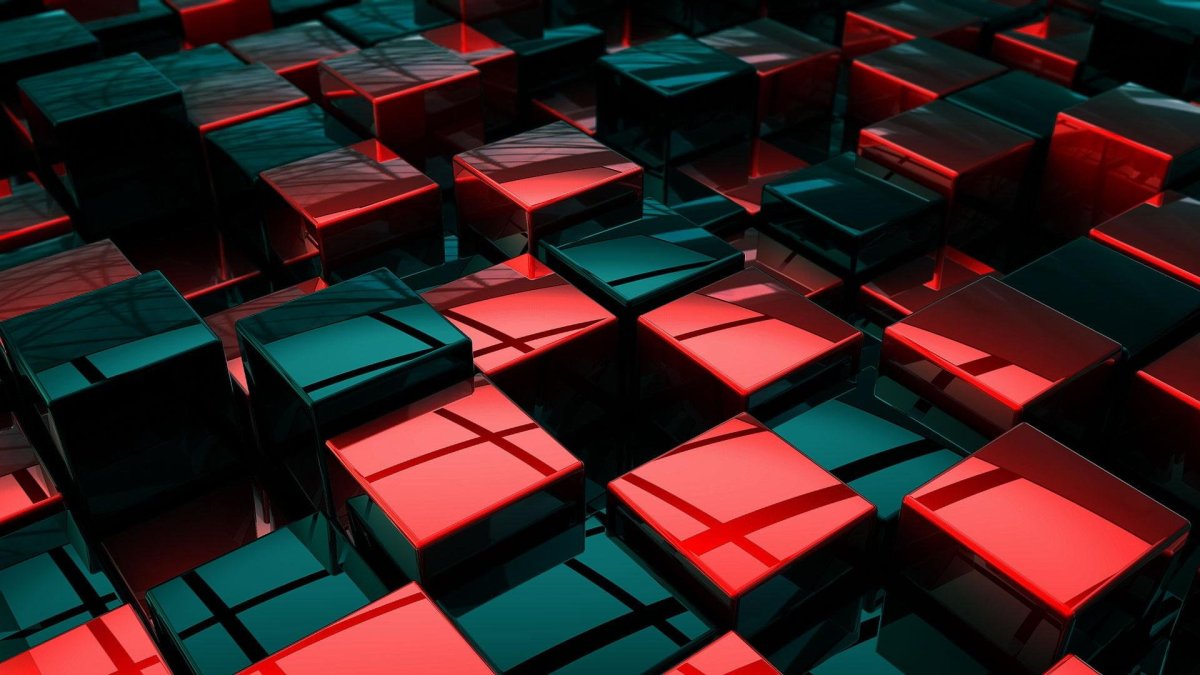 Разноцветные кубики