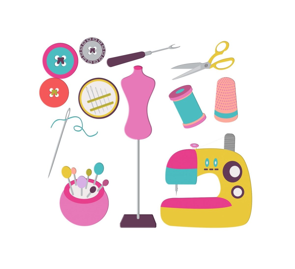 Швейные принадлежности для кройки и шитья