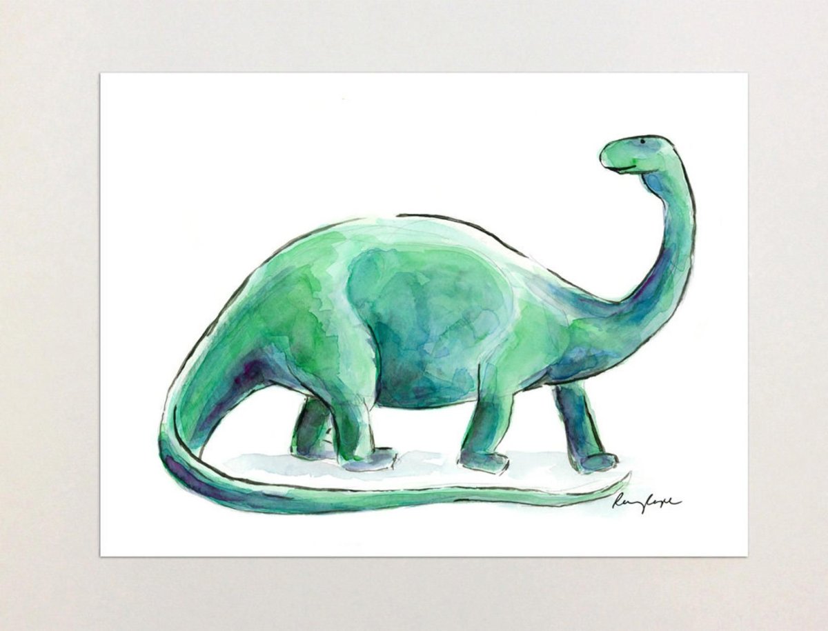 Динозавр Диплодок рисунок