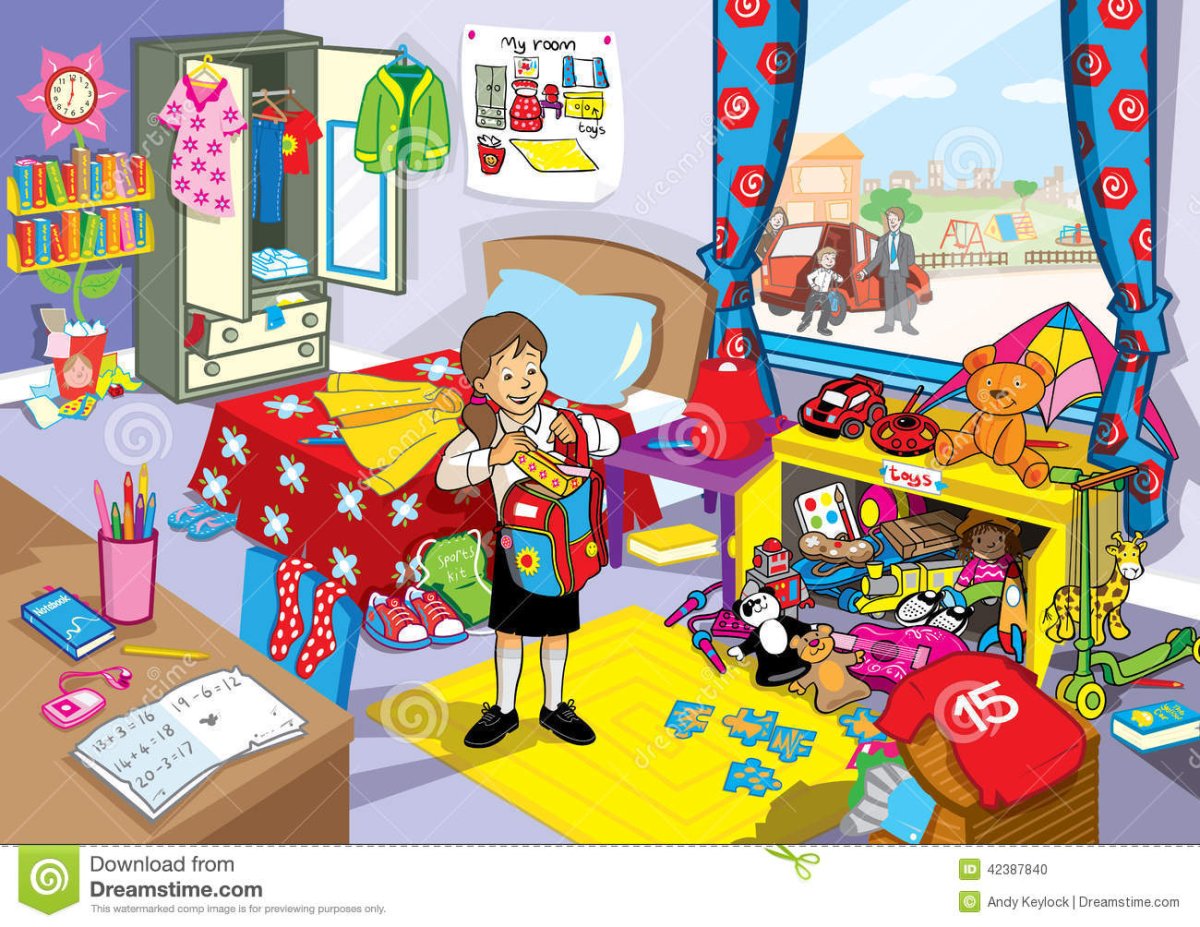 Бардак в комнате ребенка