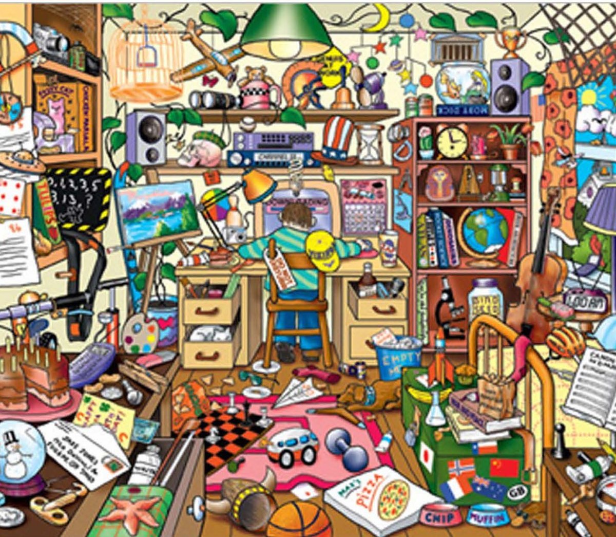 Много предметов