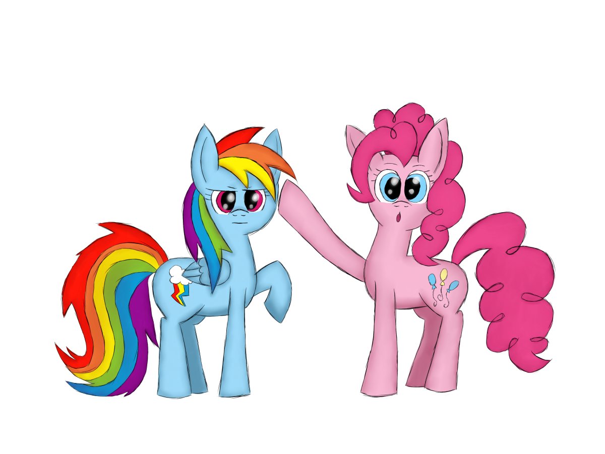 Смешной конь