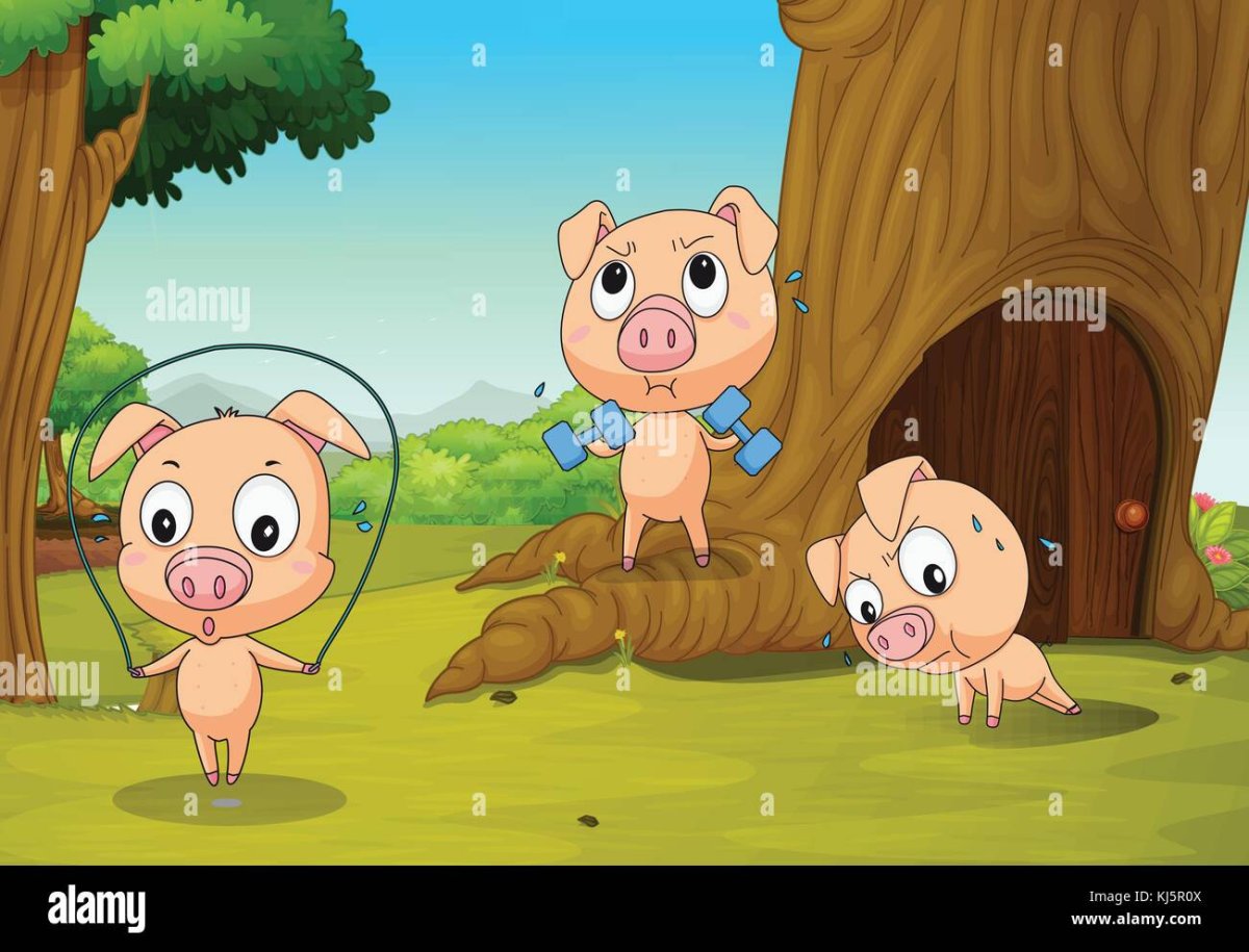 Три поросенка Наф Наф