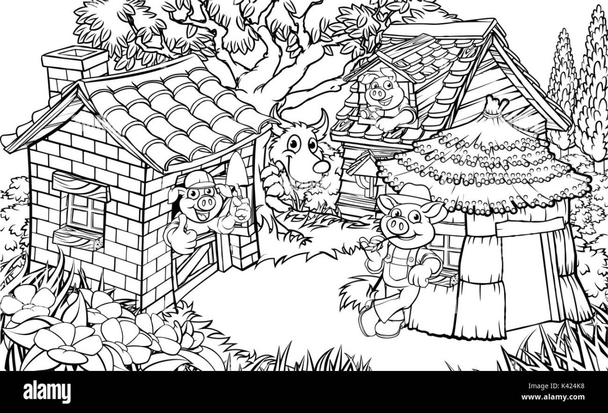 Три поросенка