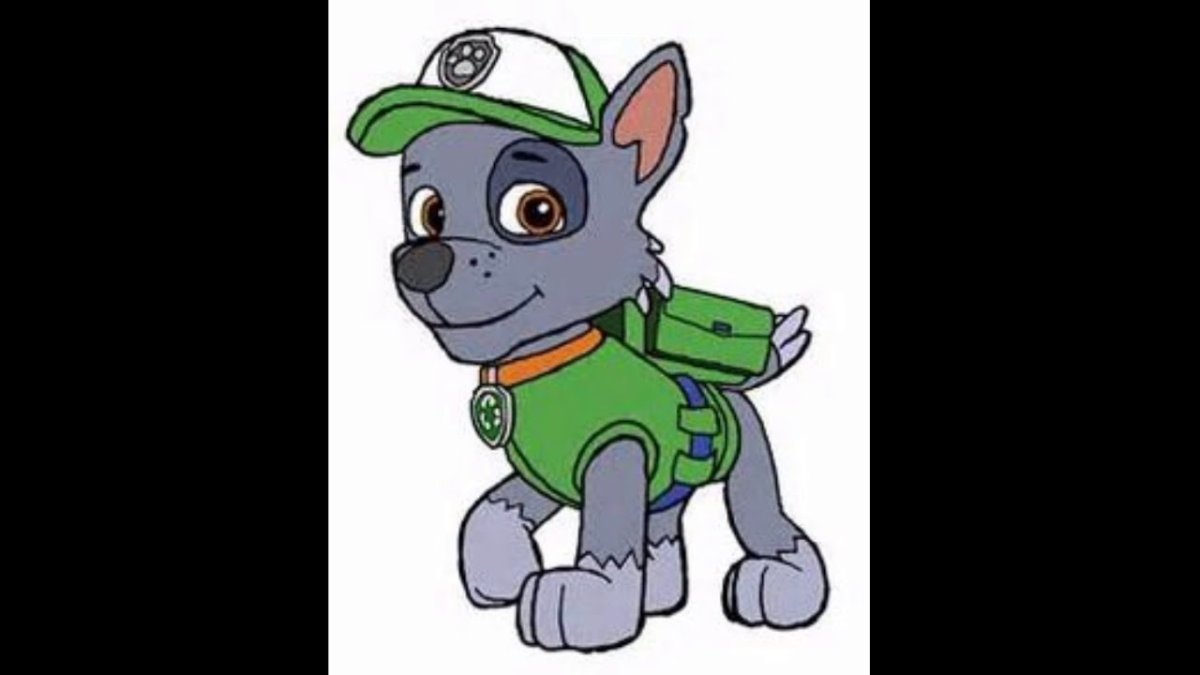 Рокки Щенячий патруль рисунок