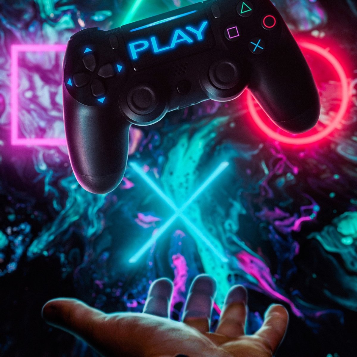 Неоновый геймер