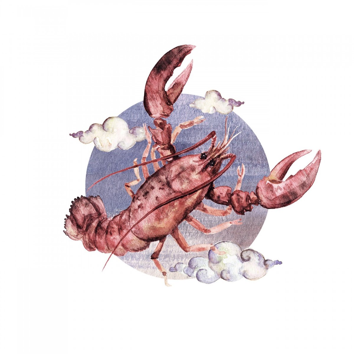 Обои, нарисованные знаки зодиака, рак.