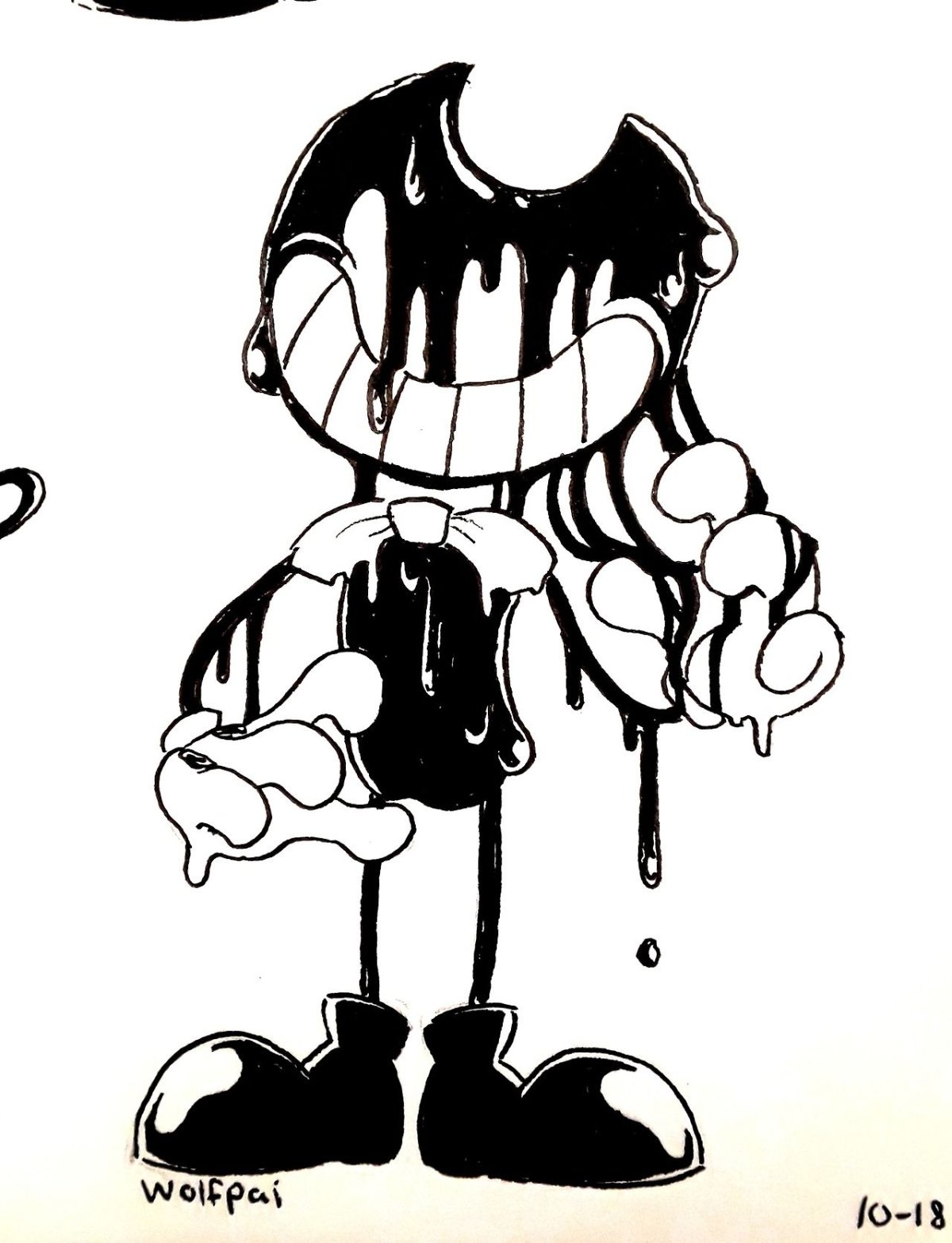 Рисунки страшилки БЕНДИ