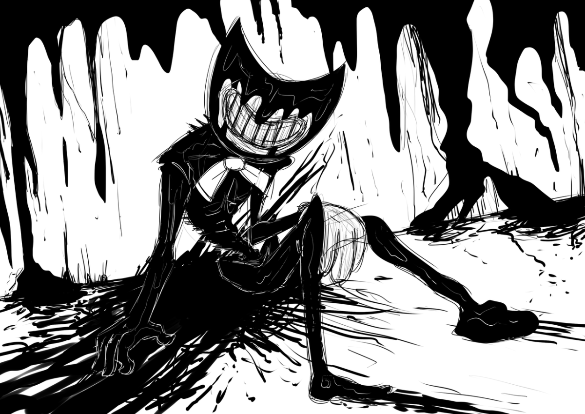 Джоуи Дрю и чернильный демон арт