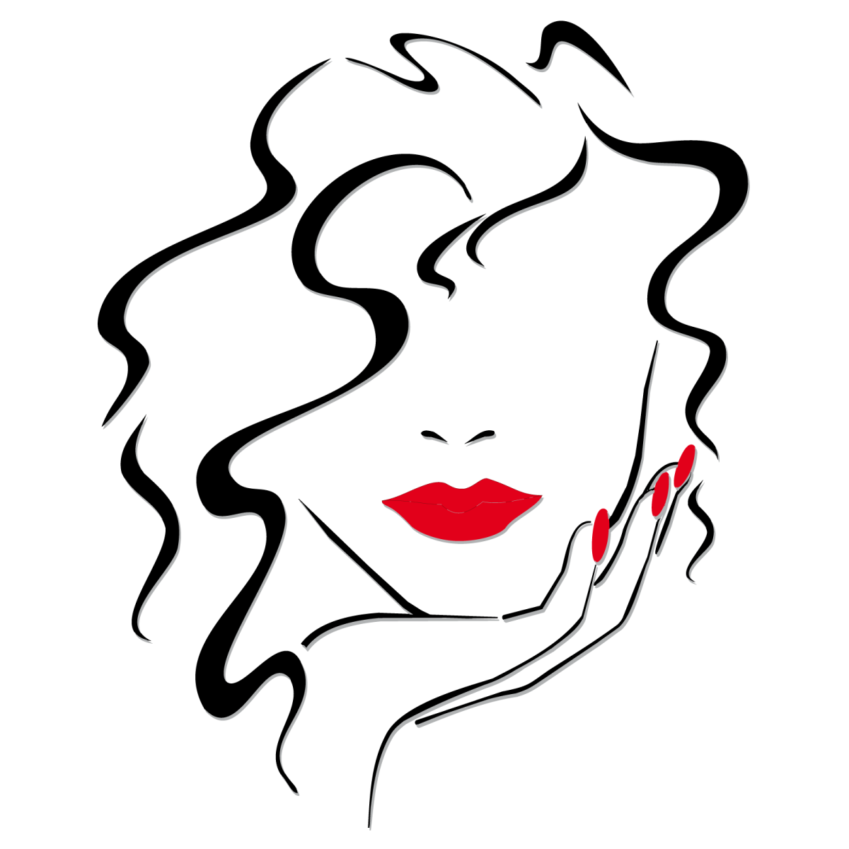 Силуэт женщины