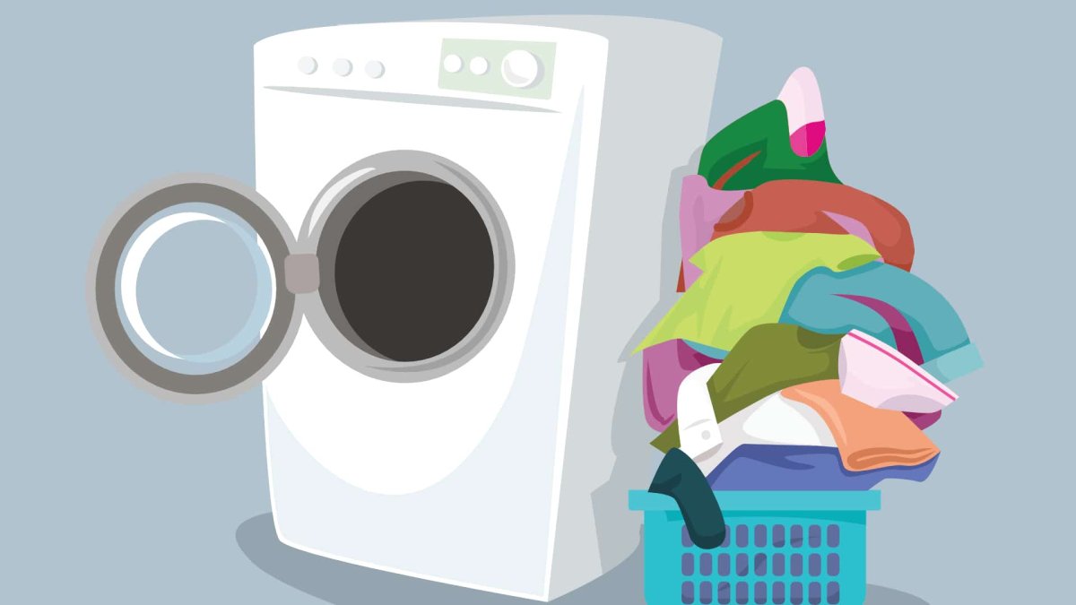 Стиральная машинка мультяшная