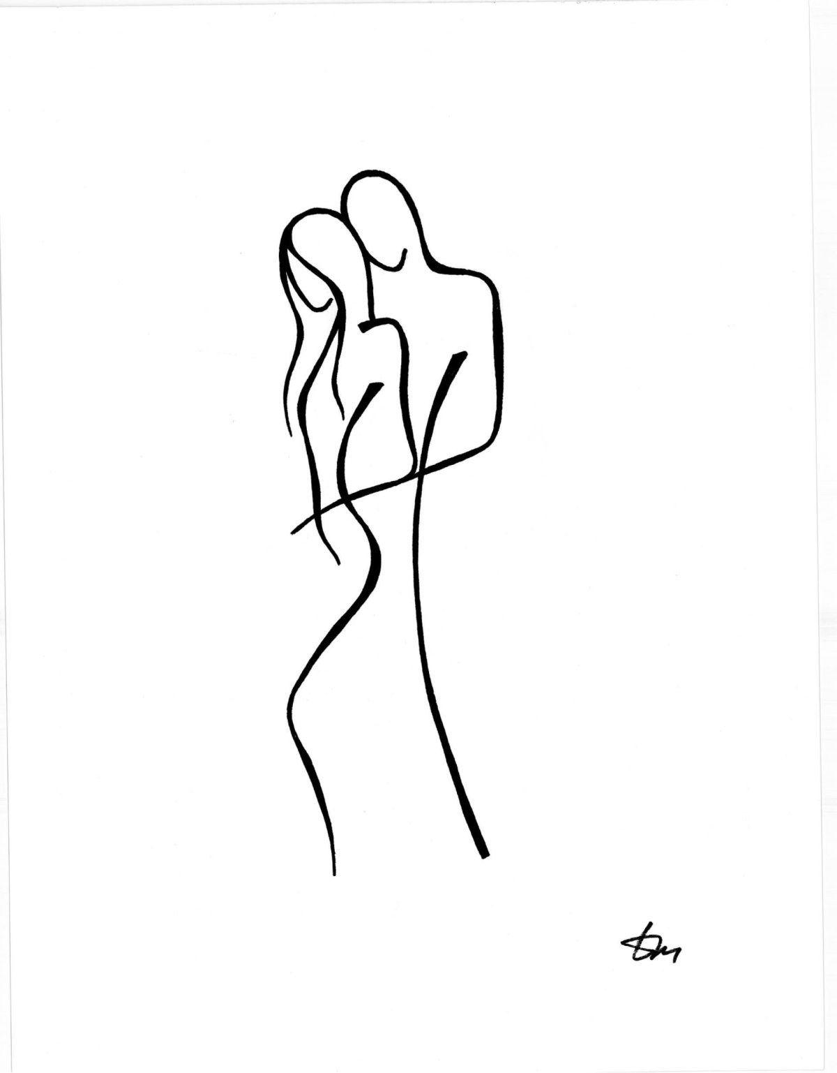 Женский силуэт