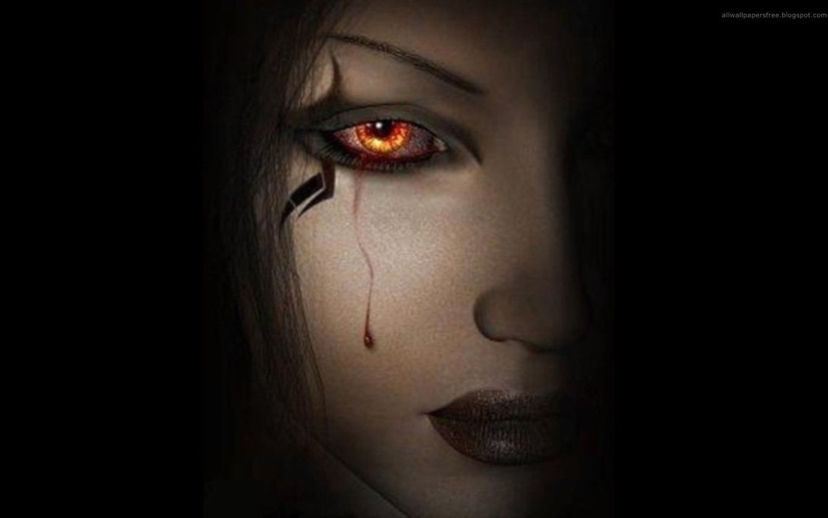 Красные глаза в темноте
