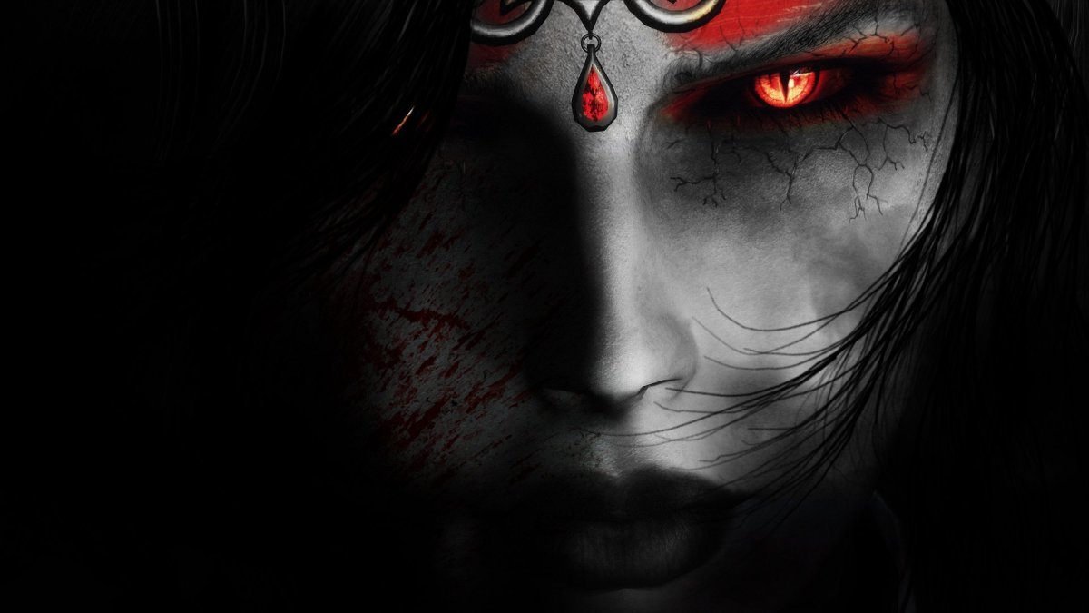 Девушка с горящими глазами