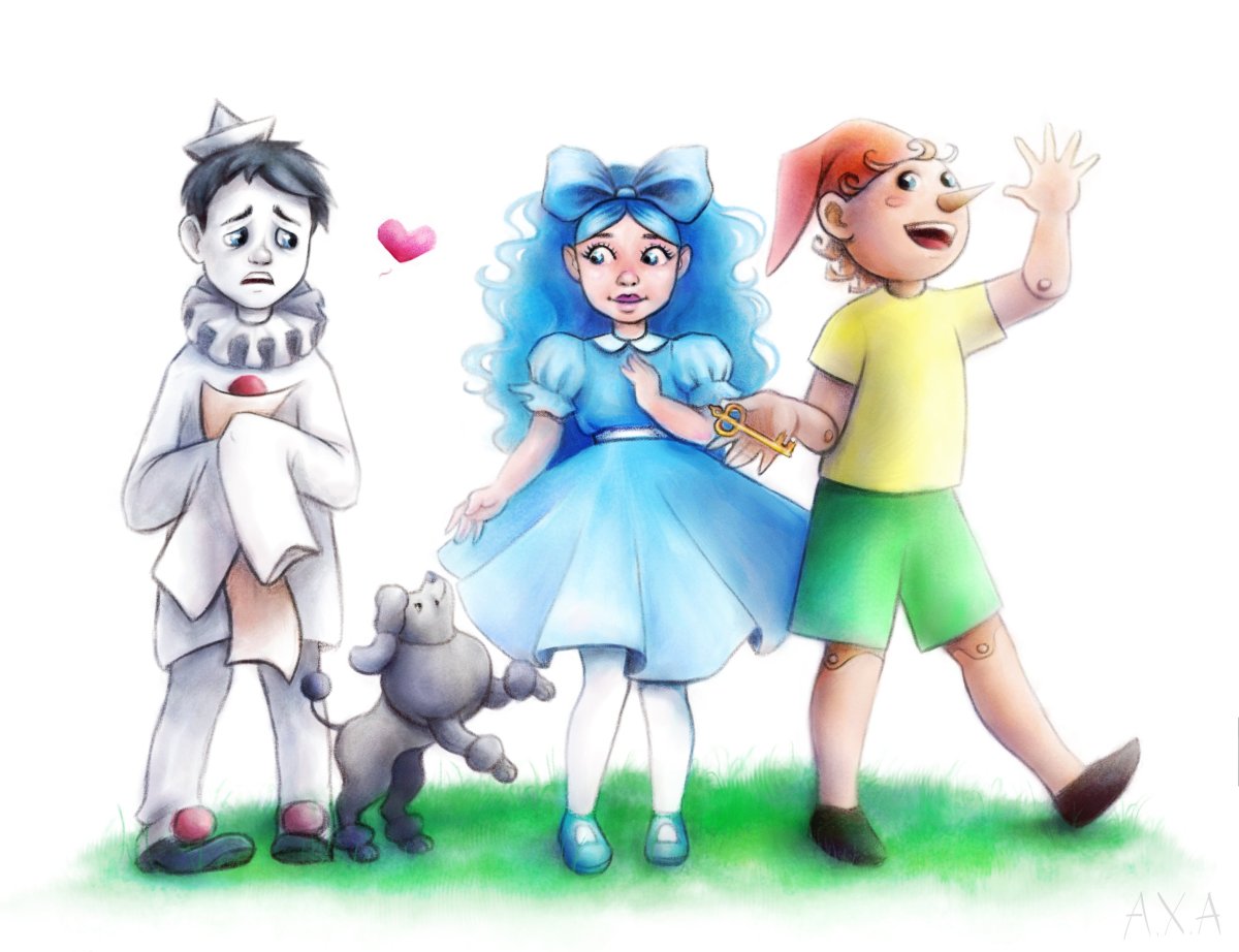 Герои Буратино Мальвина