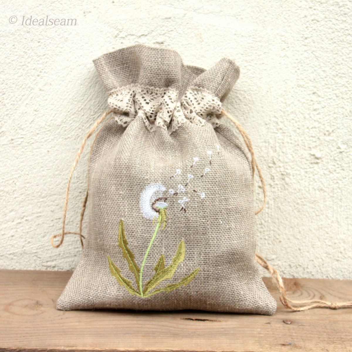 Льняной мешочек