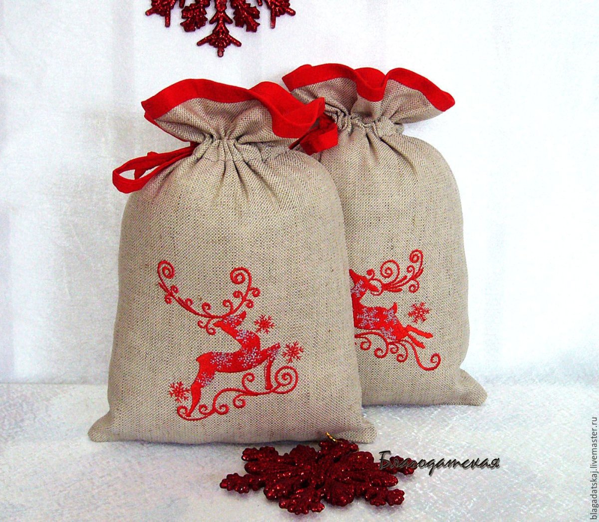 Новогодние мешочки для подарков