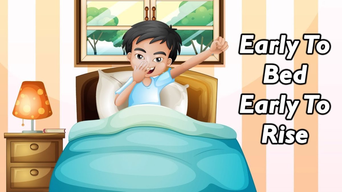 Мальчик проснулся утром