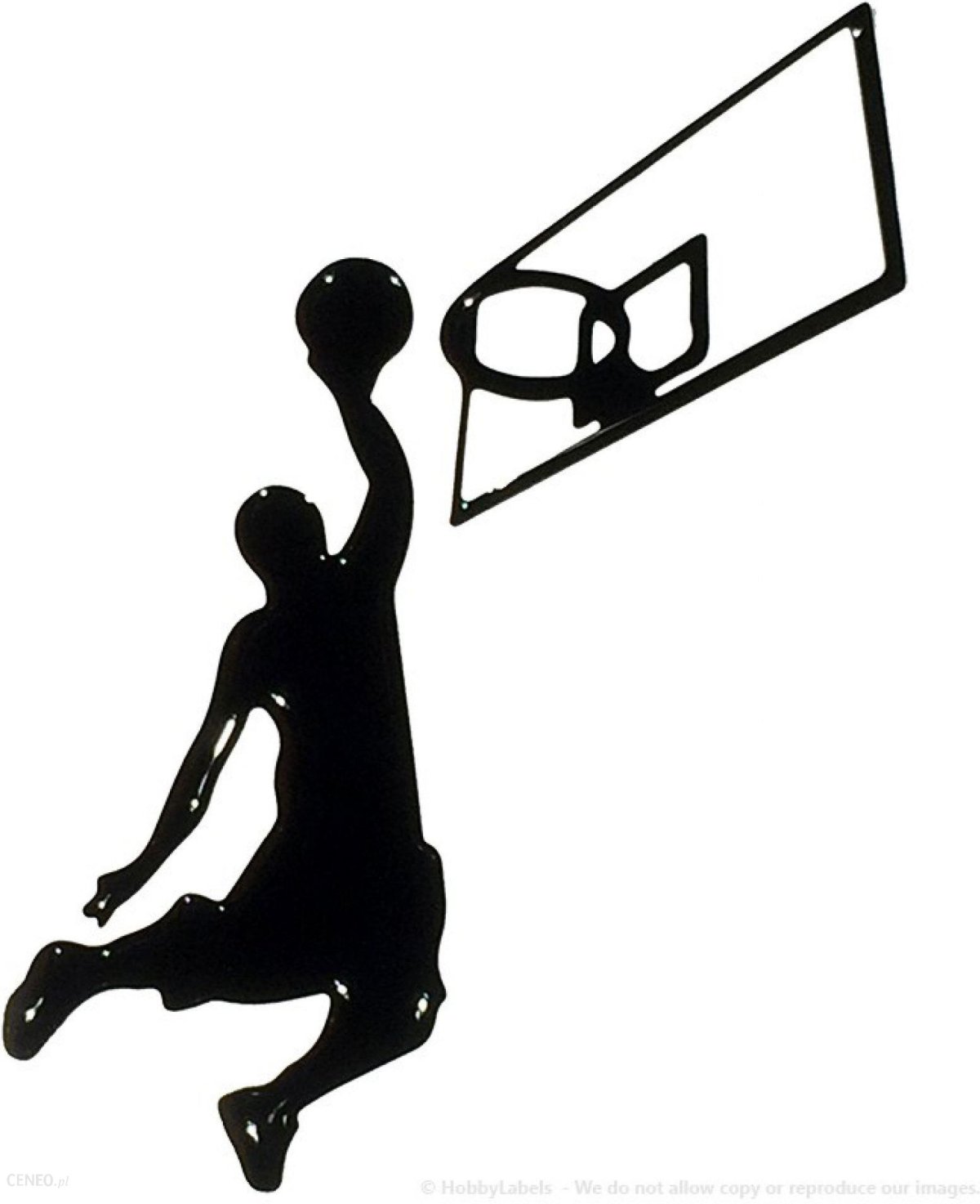 Баскетбол данк силуэт