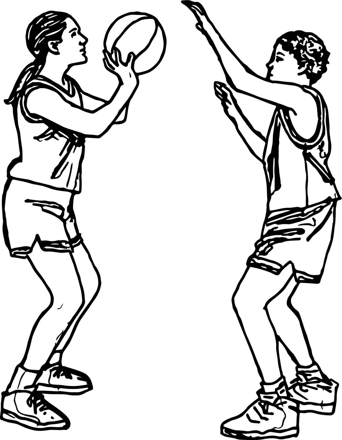 Баскетбол рисунок