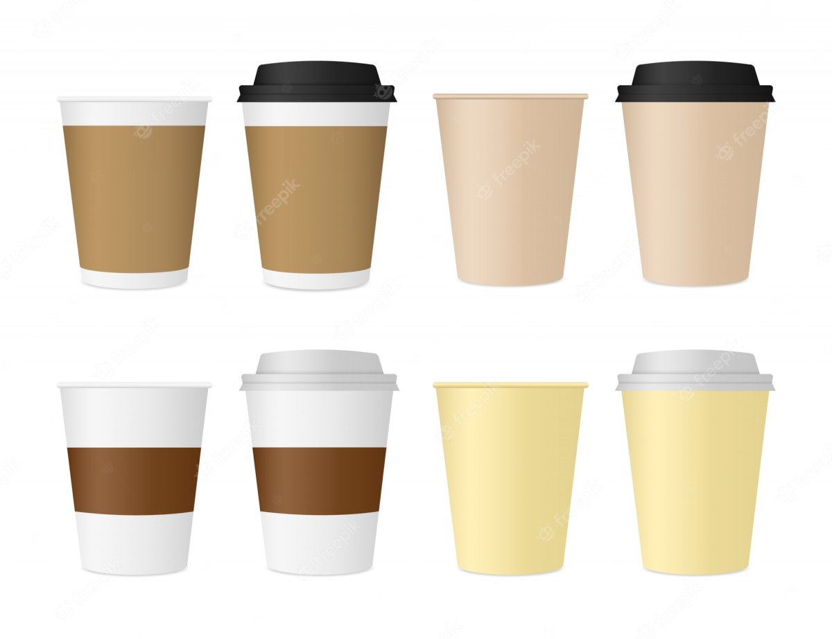 Бумажный стаканчик вектор