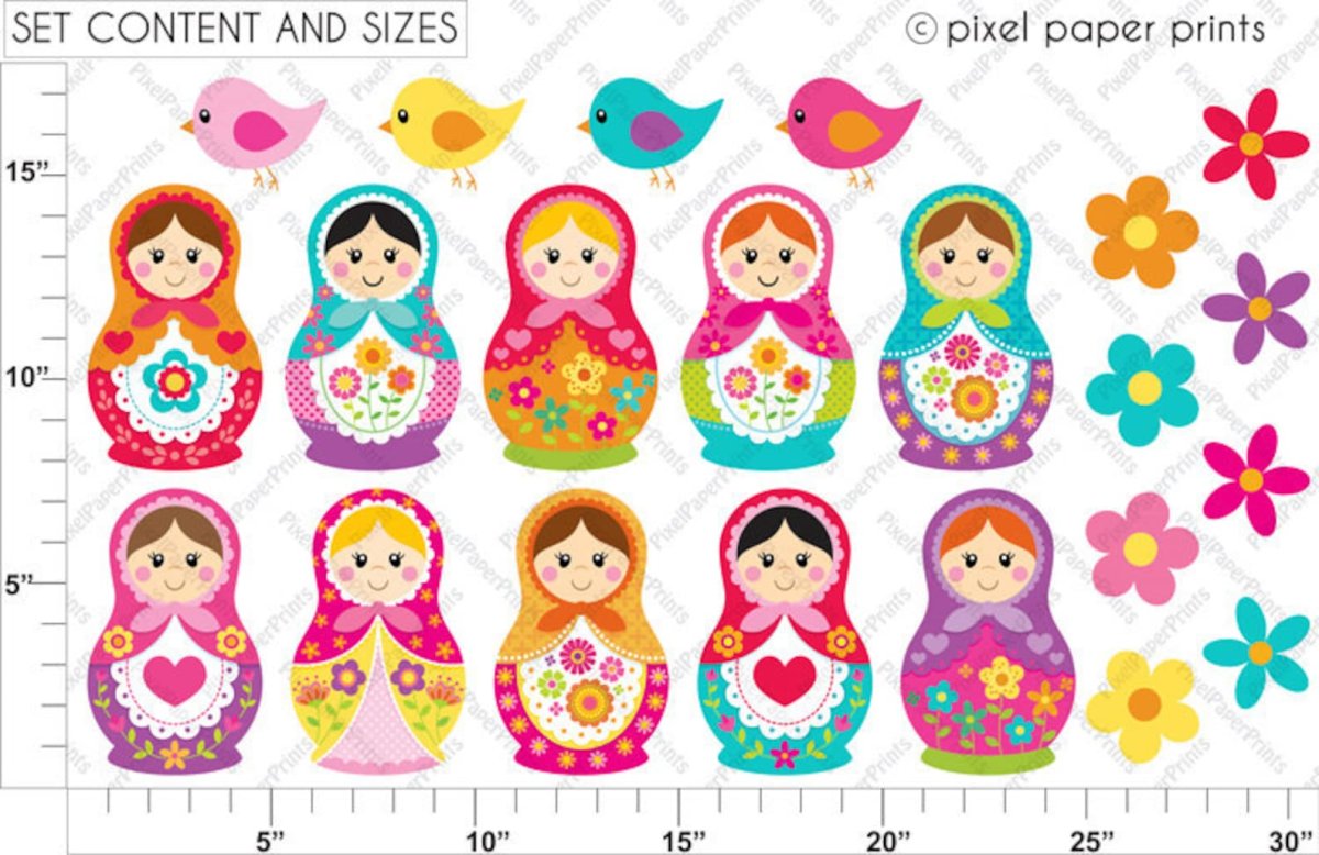 Иконки Матрешка в матрешке