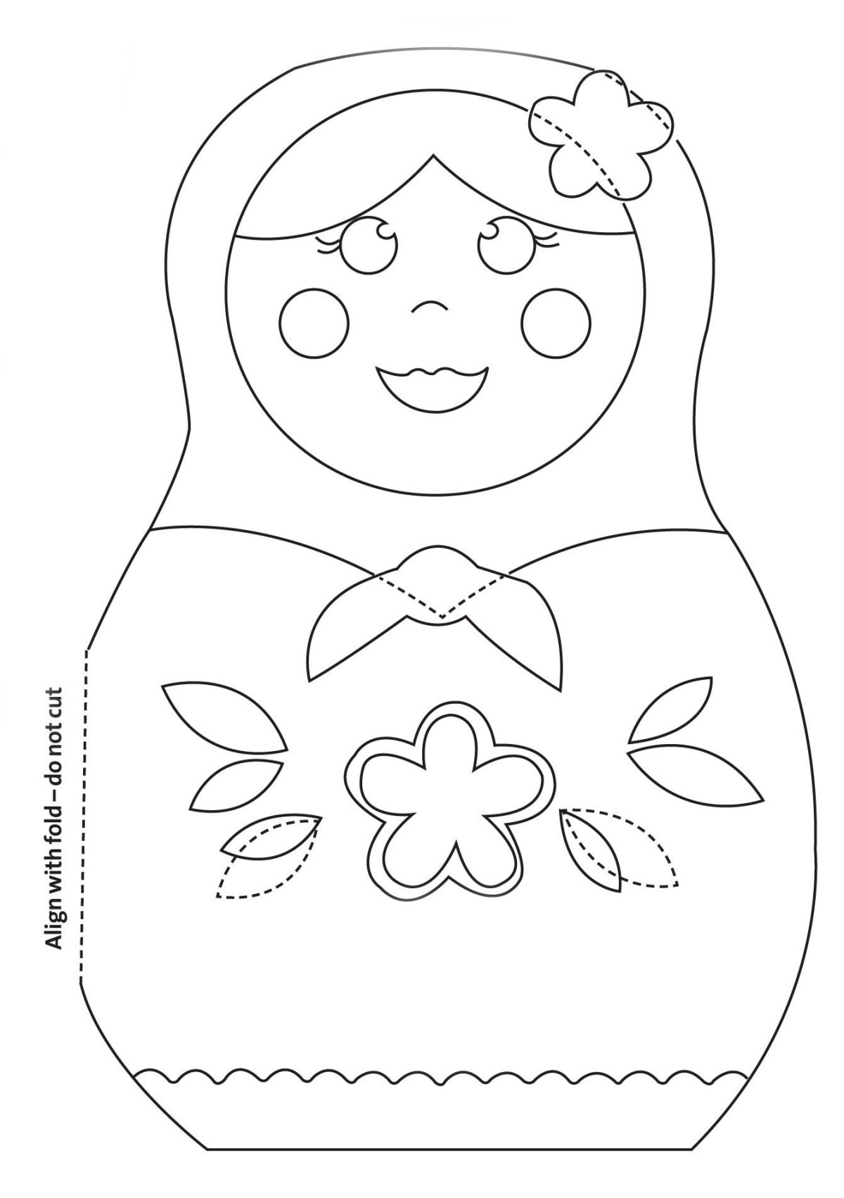Digital Matryoshka Doll vector