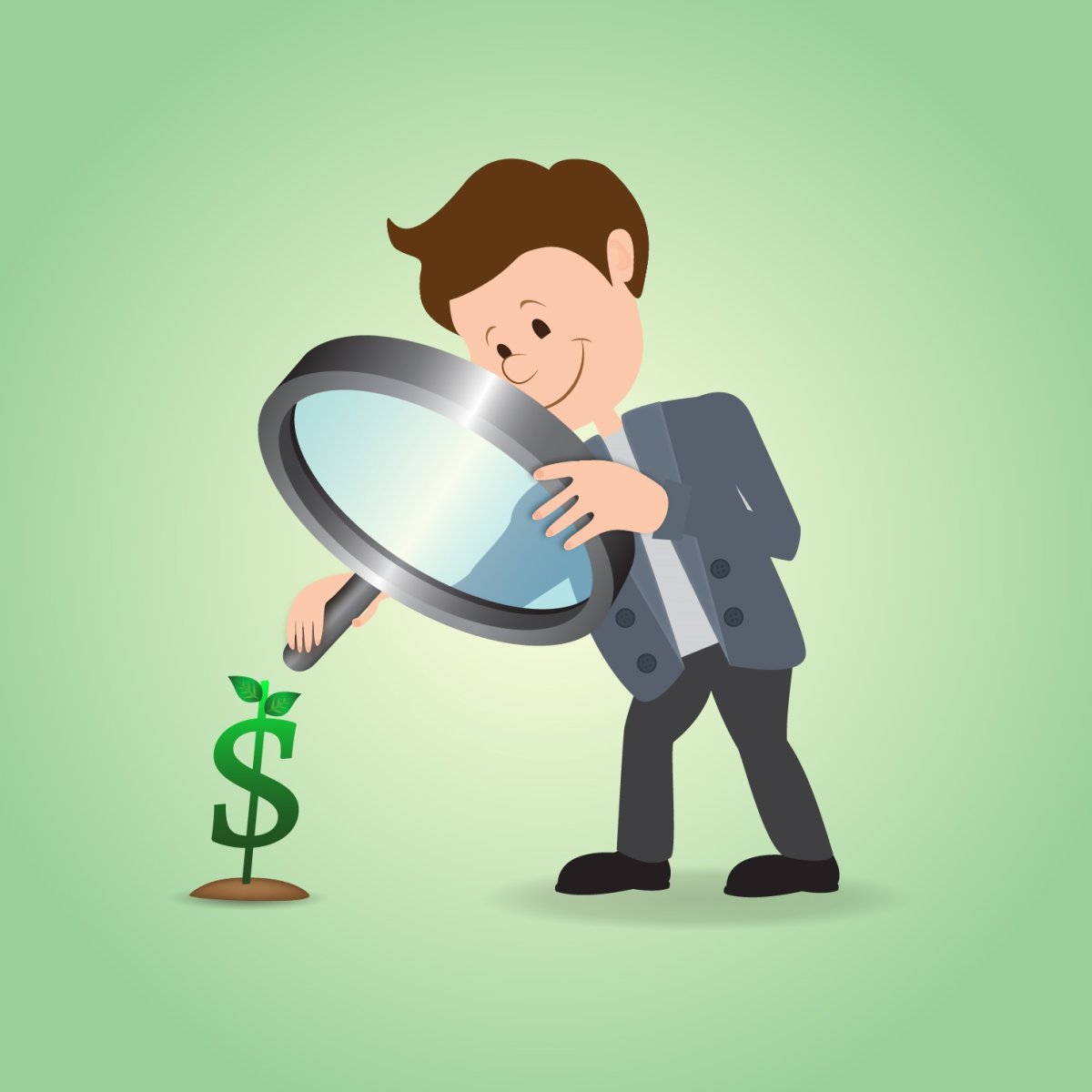 Человек с лупой