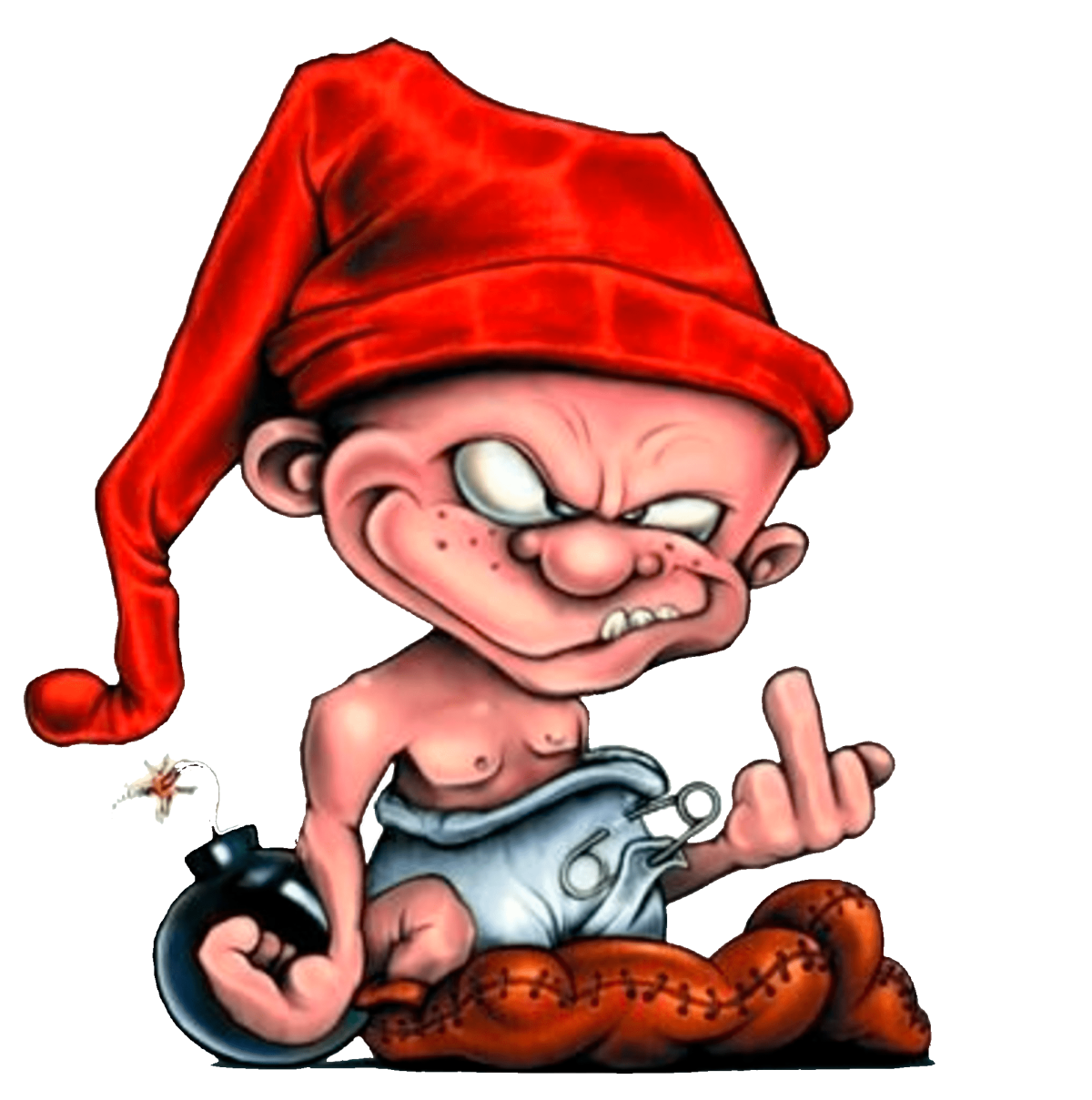 Гном с бомбой