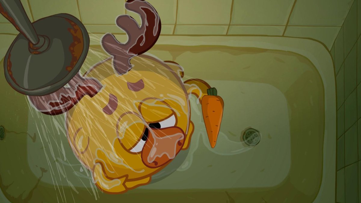 Лосяш улыбается