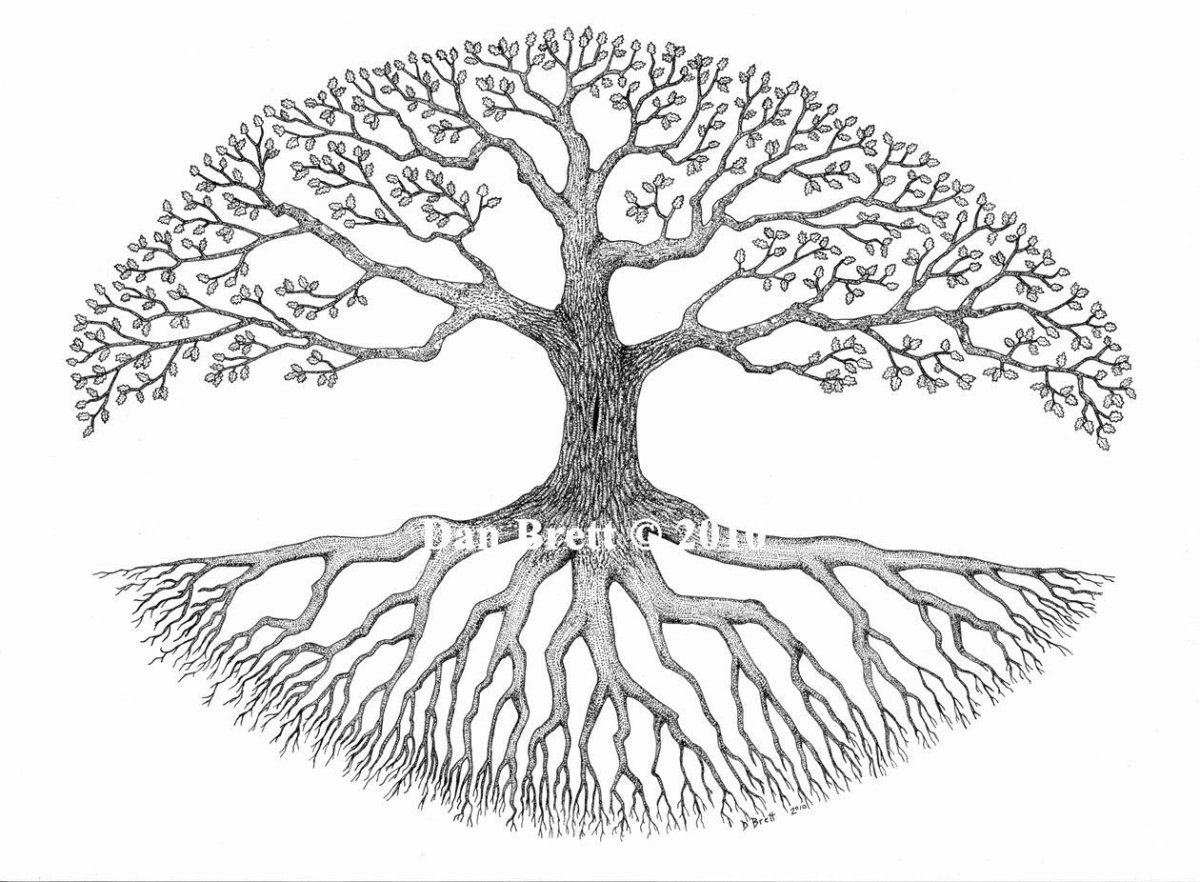 Стилизованные деревья