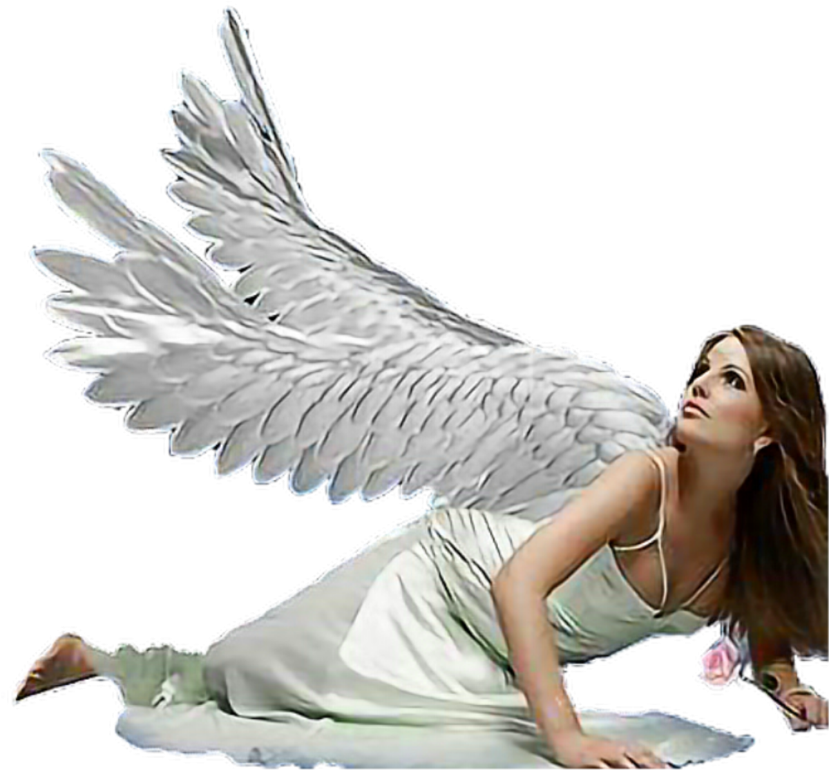 Девушка с крыльями