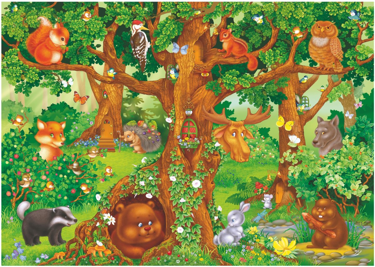 Экосистема леса для дошкольников