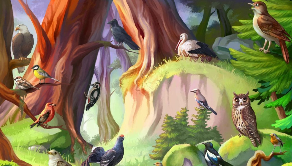 Рамка-вкладыш Дрофа-Медиа Волшебный лес (1718), 24 дет.