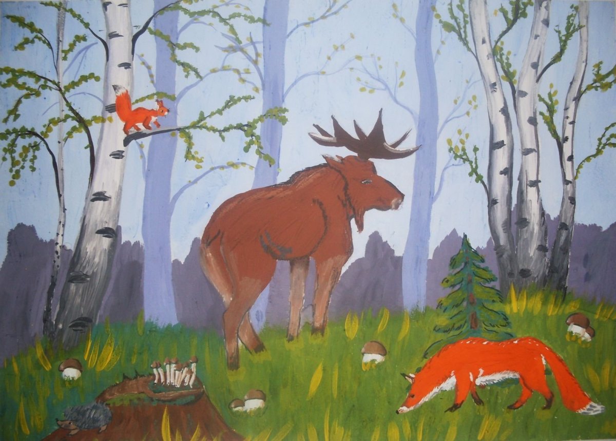 Презентация жители леса для дошкольников