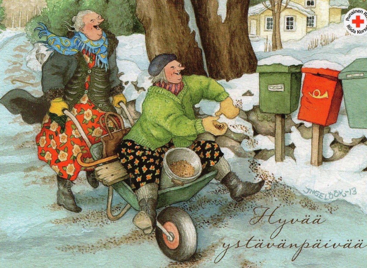 Финская художница Inge look серия старушки-хохотушки