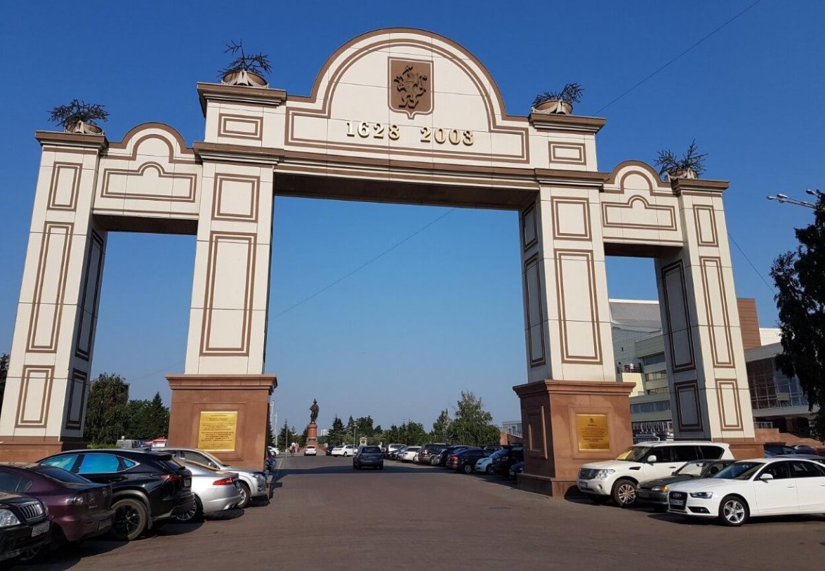 Смотровая площадка на Николаевской сопке Красноярск