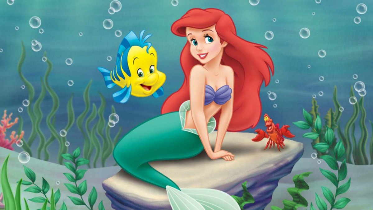 Ариэль Дисней зарисовки