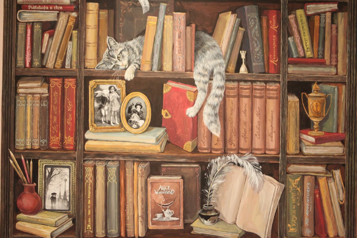 Красивые корешки книг