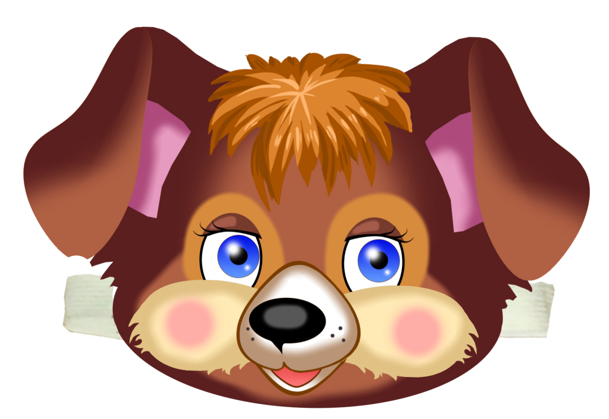 Щенок с будкой для малышей