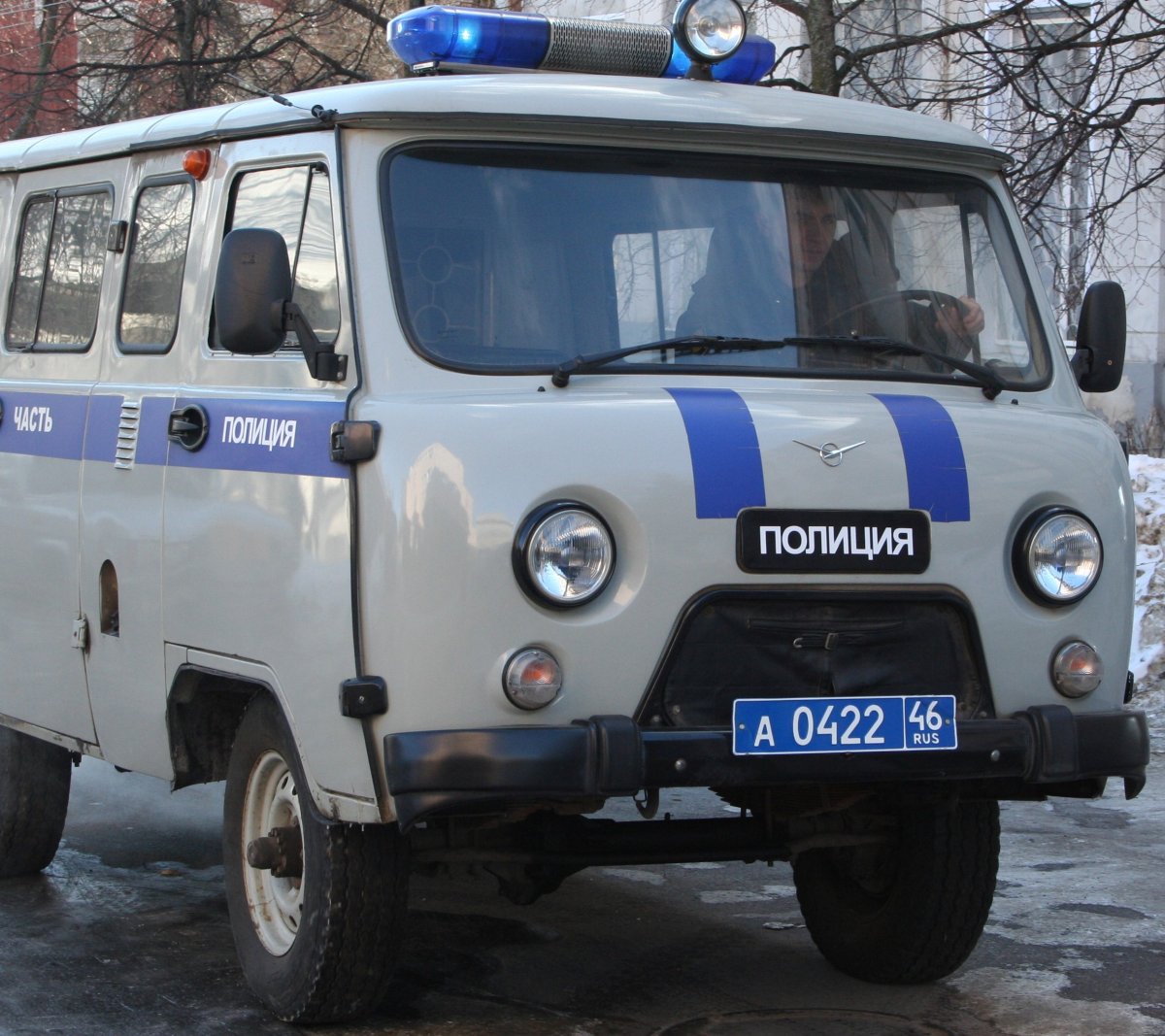 УАЗ Хантер с мигалкой
