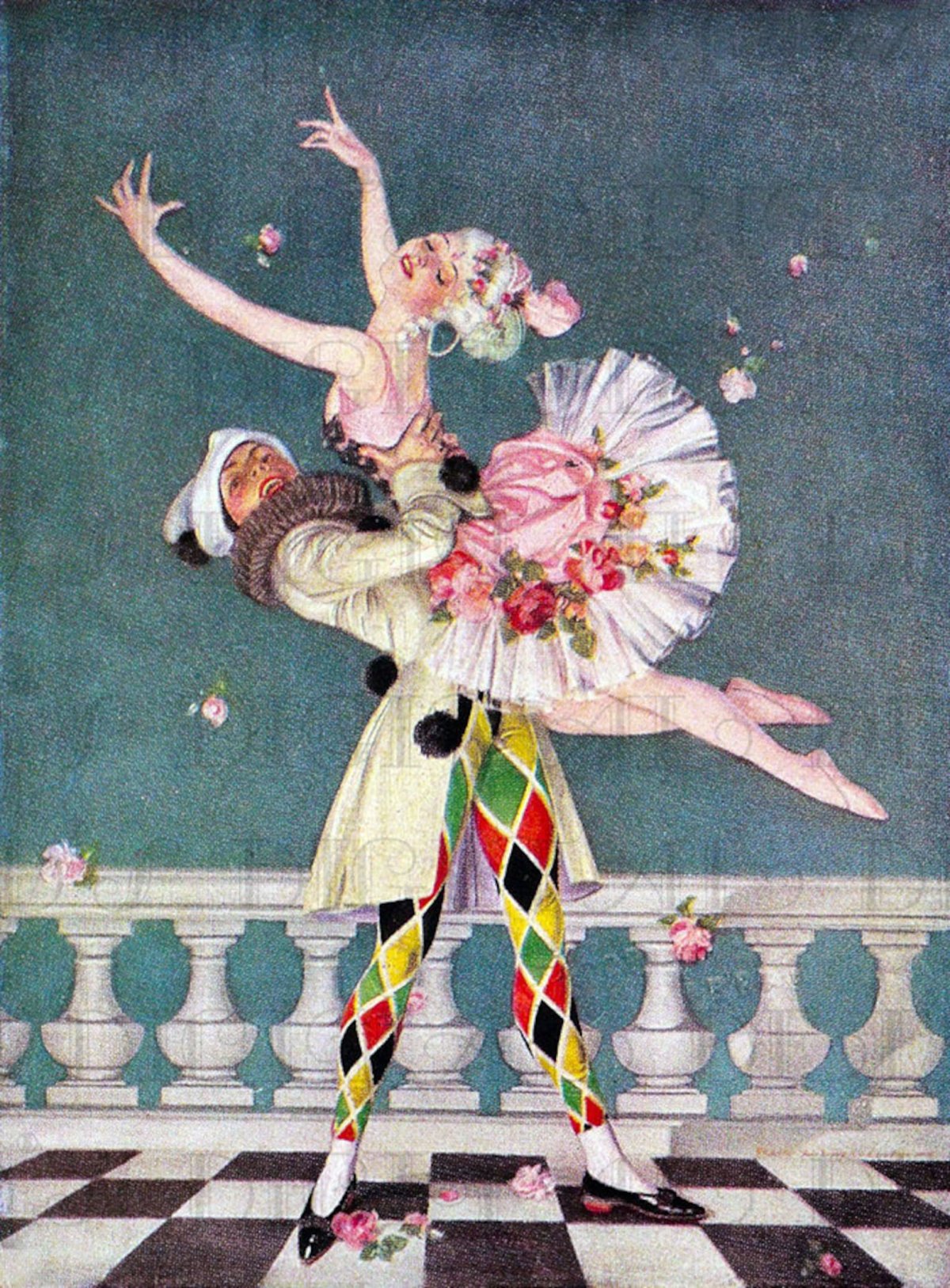 Пьеро и Пьеретта Арлекин и Коломбина