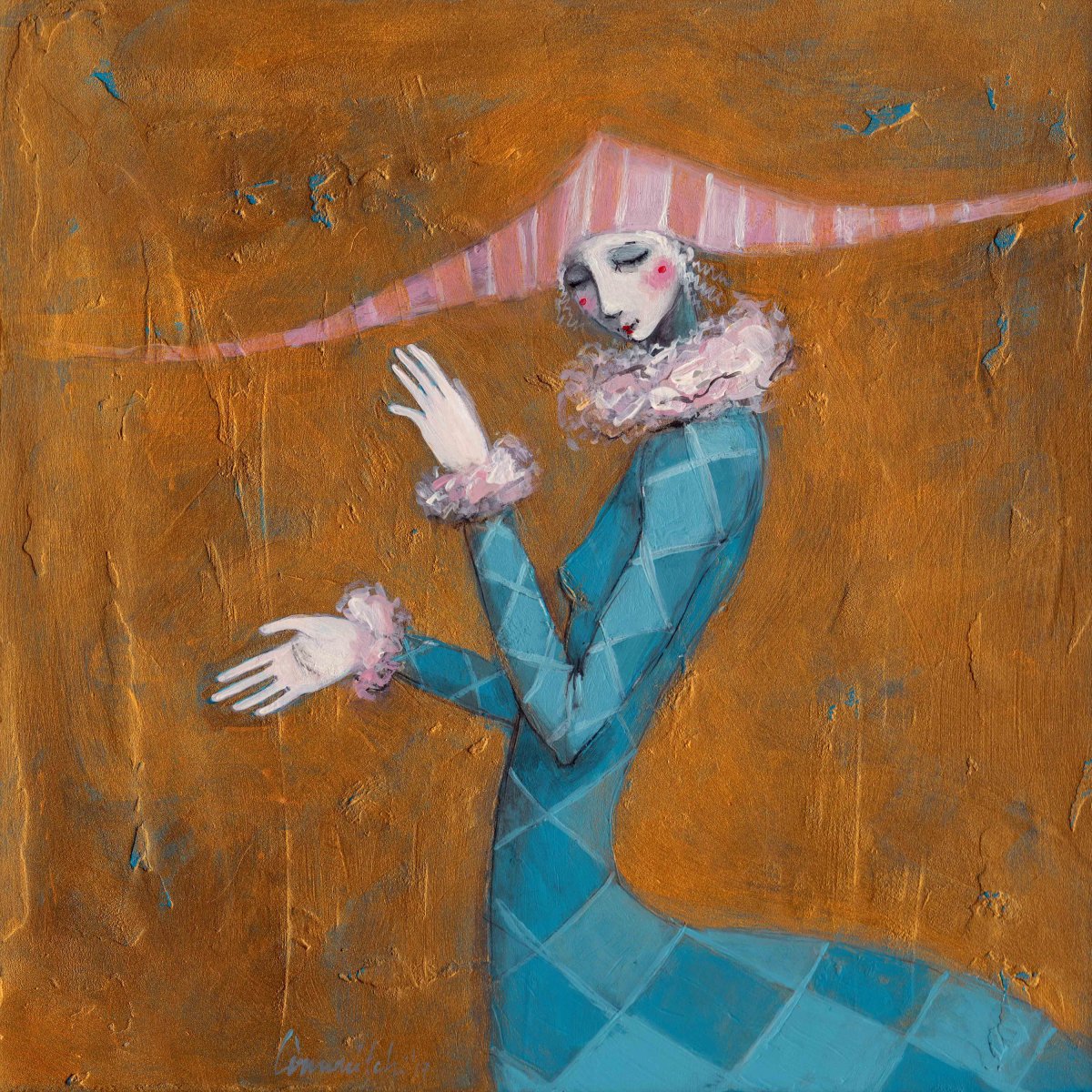 Арлекин Пьеро и Коломбина