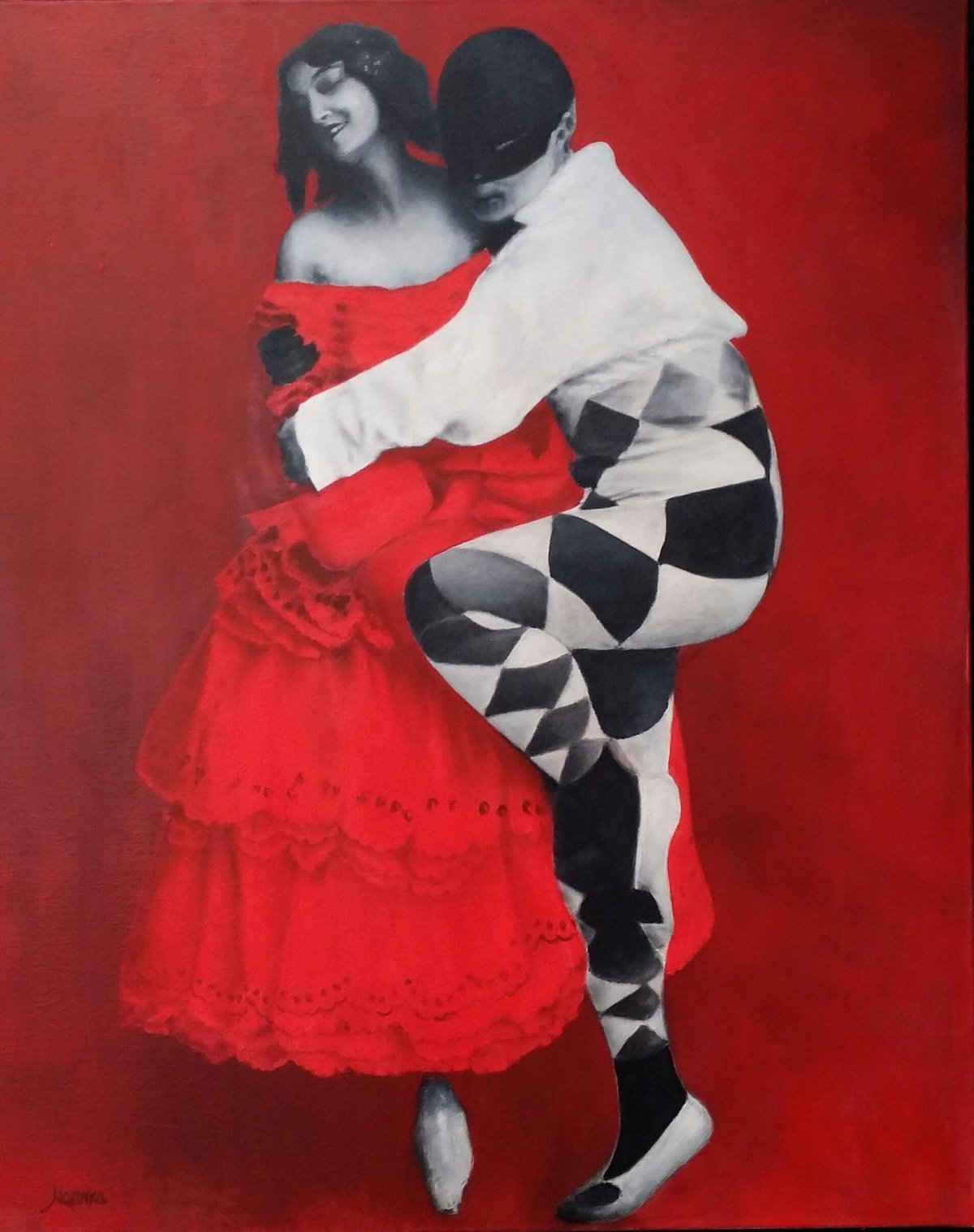 Пьеро и Арлекино и Колумбина